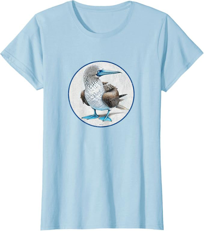 Blue Footed Booby Women's Graphic Tee by Bird.fan