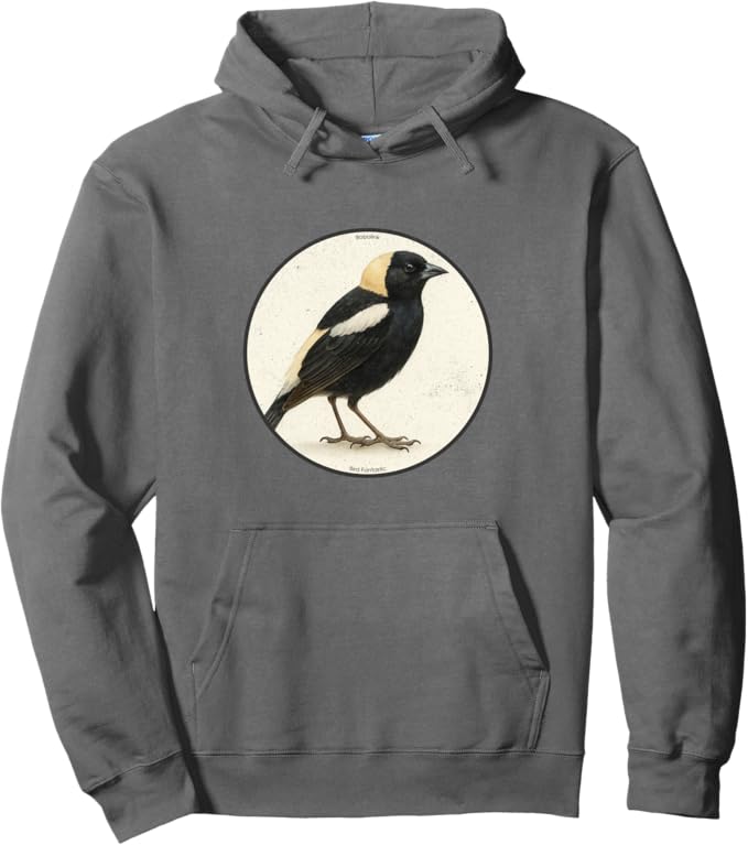 Retro Bobolink Hoodie – Vintage Bird Design Sweatshirt