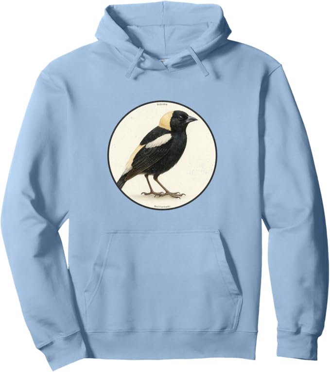 Retro Bobolink Hoodie – Vintage Bird Design Sweatshirt