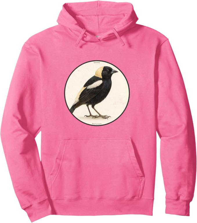 Retro Bobolink Hoodie – Vintage Bird Design Sweatshirt
