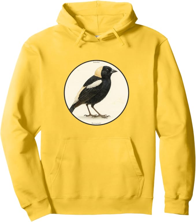 Retro Bobolink Hoodie – Vintage Bird Design Sweatshirt