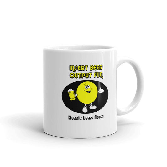 Insert Beer Output Fun: Official Classic Game Room Coffee Mug 11oz