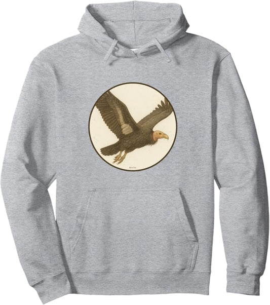 Retro California Condor Hoodie – Vintage Bird Design Sweatshirt