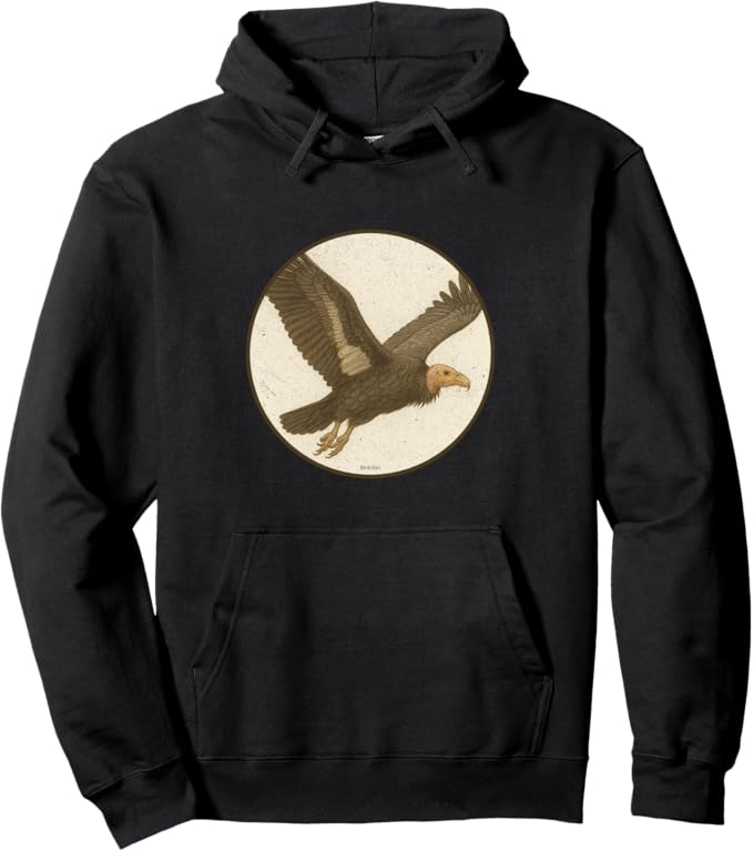 Retro California Condor Hoodie – Vintage Bird Design Sweatshirt