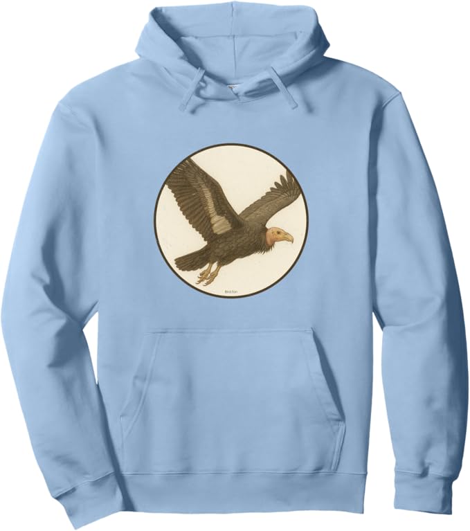 Retro California Condor Hoodie – Vintage Bird Design Sweatshirt