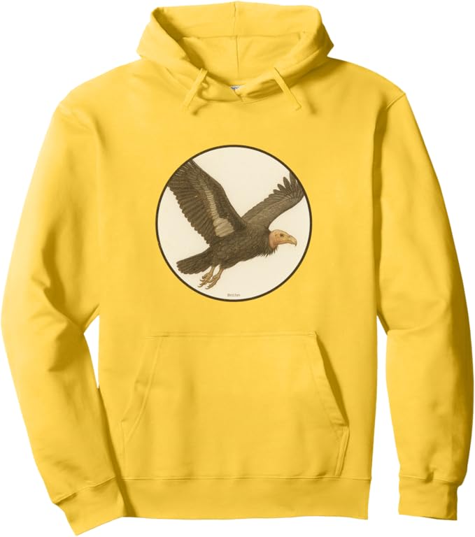 Retro California Condor Hoodie – Vintage Bird Design Sweatshirt