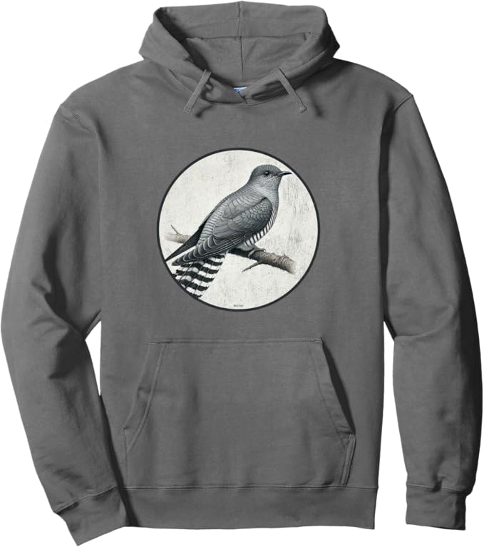 Retro Common Cuckoo Hoodie – Vintage Bird Design Sweatshirt