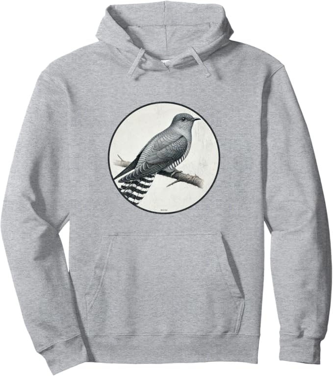 Retro Common Cuckoo Hoodie – Vintage Bird Design Sweatshirt