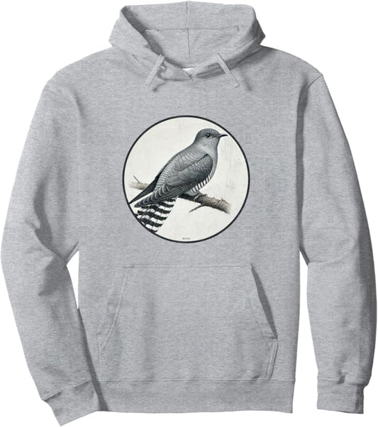 Retro Common Cuckoo Hoodie – Vintage Bird Design Sweatshirt