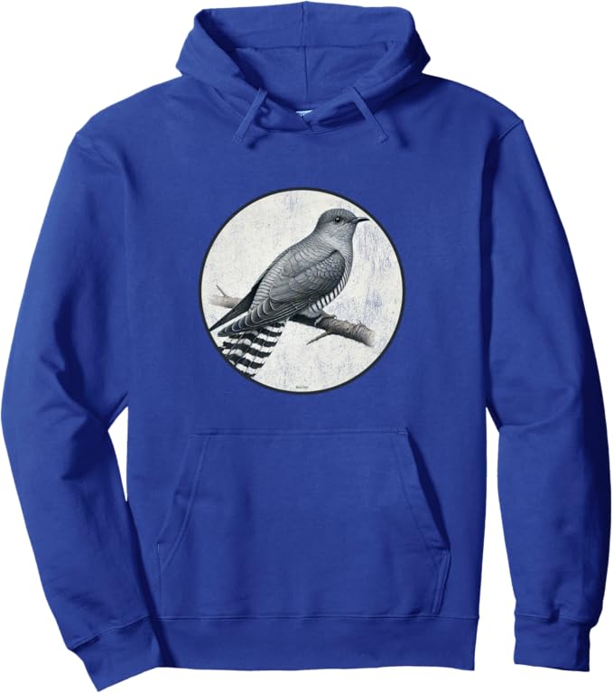 Retro Common Cuckoo Hoodie – Vintage Bird Design Sweatshirt