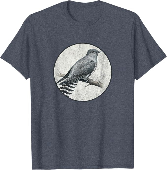 Common Cuckoo T-Shirt Retro Design by Bird.fan | Men's Birding Graphic Tee