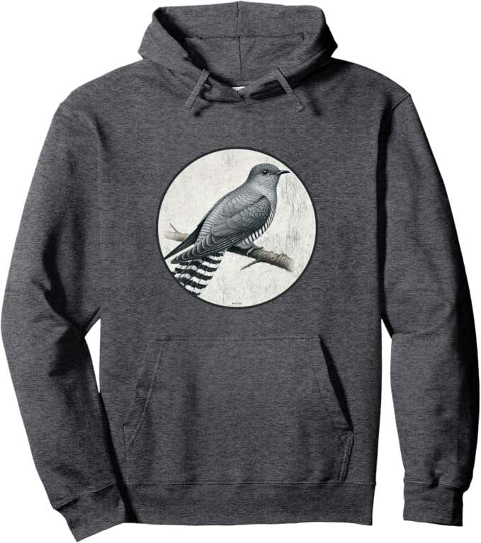 Retro Common Cuckoo Hoodie – Vintage Bird Design Sweatshirt