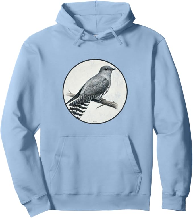 Retro Common Cuckoo Hoodie – Vintage Bird Design Sweatshirt