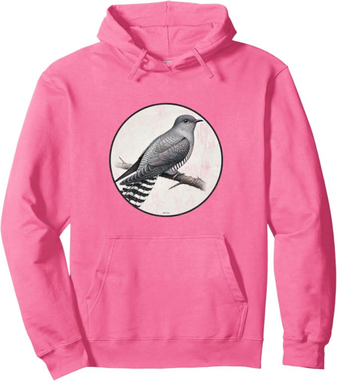 Retro Common Cuckoo Hoodie – Vintage Bird Design Sweatshirt