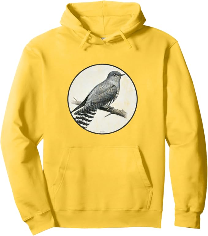 Retro Common Cuckoo Hoodie – Vintage Bird Design Sweatshirt