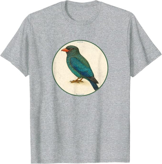 Dollarbird T-Shirt Retro Design by Bird.fan | Birding Graphic Tee