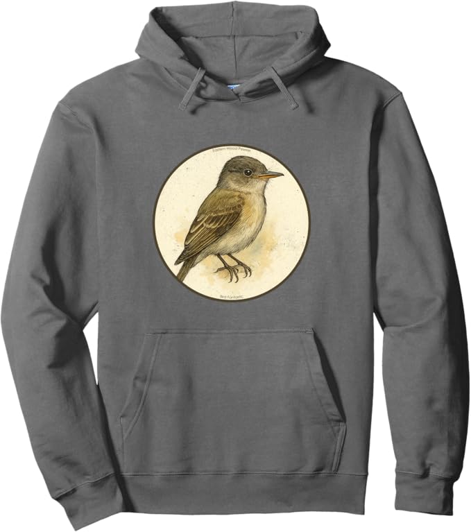 Retro Eastern Wood Peewee Hoodie – Vintage Bird Design Sweatshirt