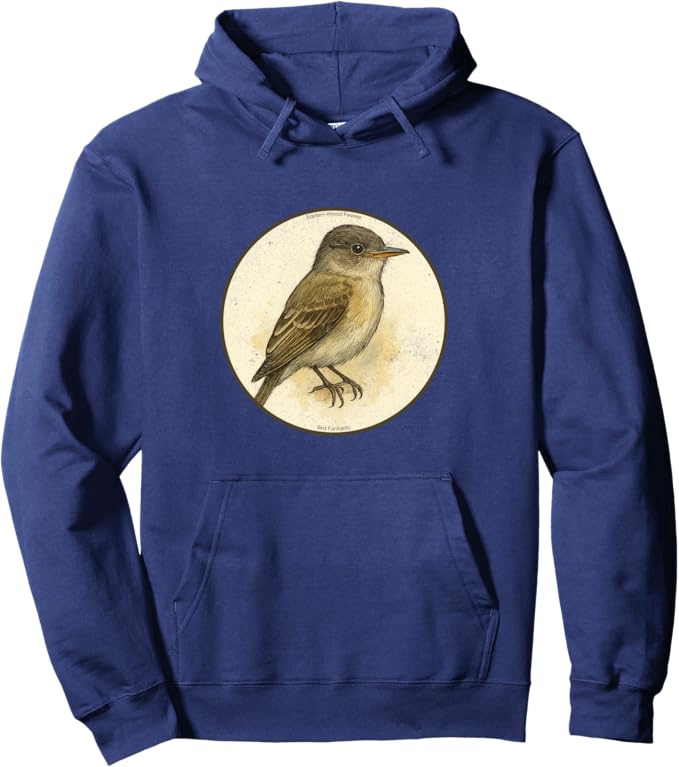 Retro Eastern Wood Peewee Hoodie – Vintage Bird Design Sweatshirt