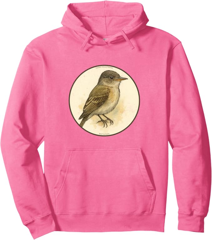 Retro Eastern Wood Peewee Hoodie – Vintage Bird Design Sweatshirt