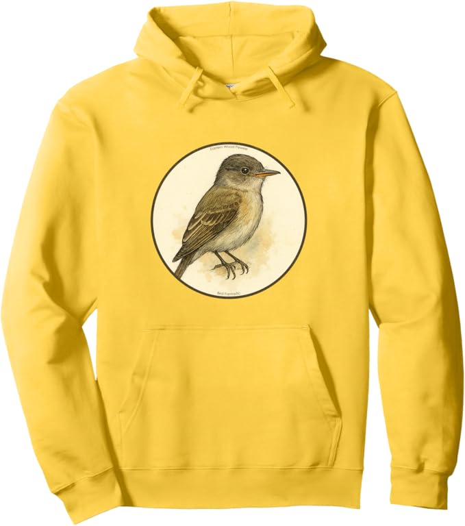 Retro Eastern Wood Peewee Hoodie – Vintage Bird Design Sweatshirt