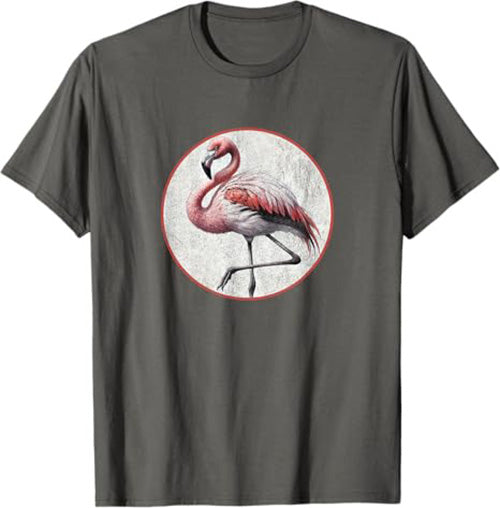 Flamingo T-Shirt Retro Design by Bird.fan