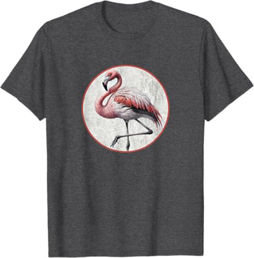 Flamingo T-Shirt Retro Design by Bird.fan