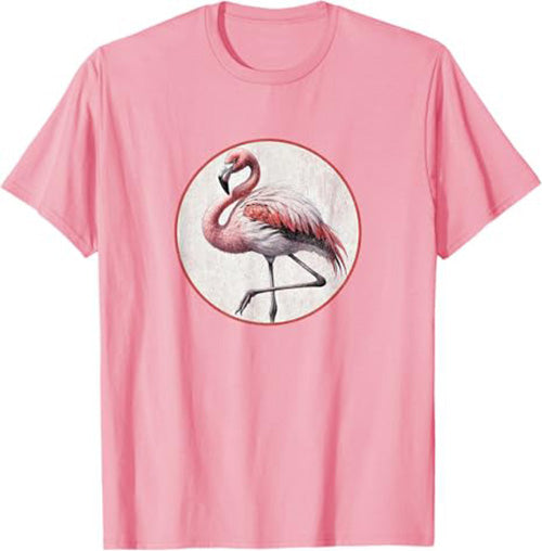 Flamingo T-Shirt Retro Design by Bird.fan
