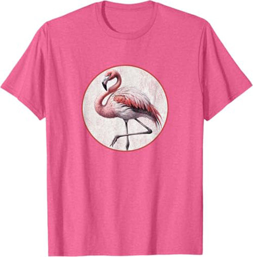 Flamingo T-Shirt Retro Design by Bird.fan