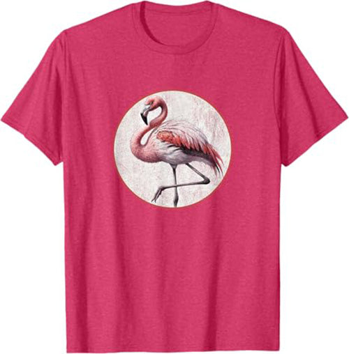 Flamingo T-Shirt Retro Design by Bird.fan