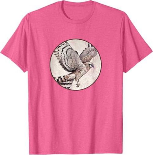 Hen Harrier T-Shirt Retro Design by Bird.fan | Men's Birding Graphic Tee