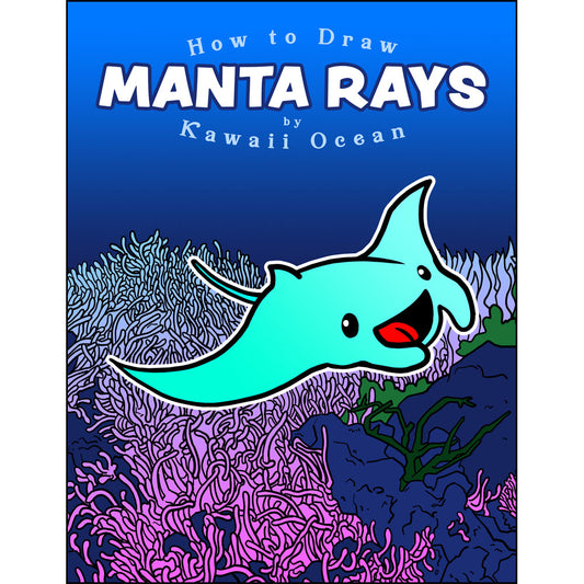 How to Draw Manta Rays by Kawaii Ocean