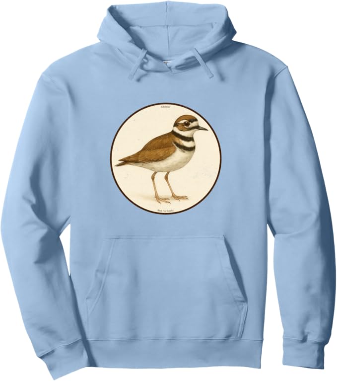 Retro Killdeer Hoodie – Vintage Bird Design Sweatshirt