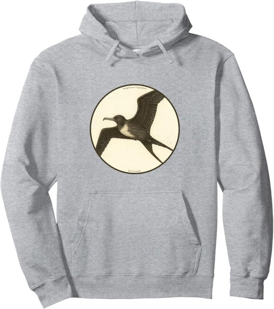 Retro Magnificent Frigatebird Hoodie – Vintage Bird Design Sweatshirt