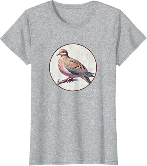 Mourning Dove Women's Graphic Tee by Bird.fan | Bird T-Shirt for Birding
