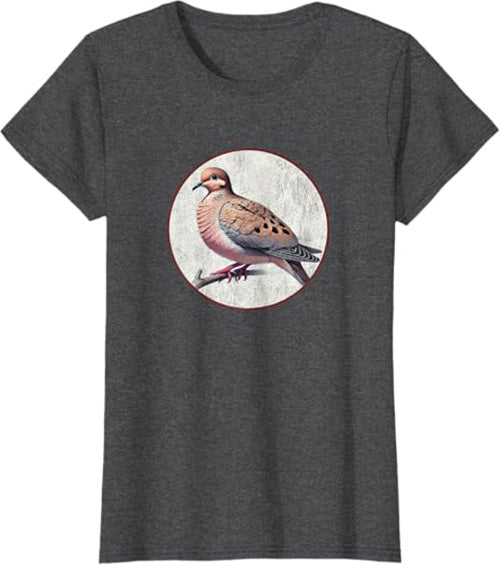 Mourning Dove Women's Graphic Tee by Bird.fan | Bird T-Shirt for Birding