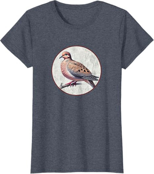 Mourning Dove Women's Graphic Tee by Bird.fan | Bird T-Shirt for Birding