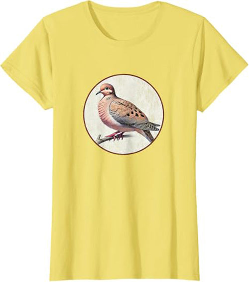 Mourning Dove Women's Graphic Tee by Bird.fan | Bird T-Shirt for Birding