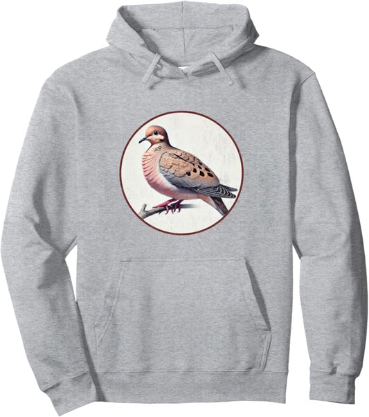 Retro Mourning Dove Hoodie – Vintage Bird Design Sweatshirt