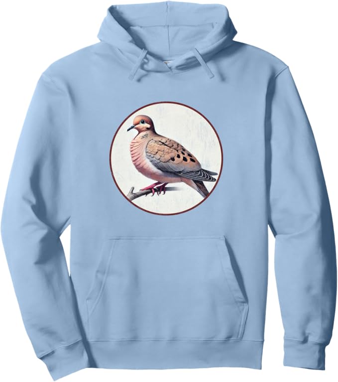 Retro Mourning Dove Hoodie – Vintage Bird Design Sweatshirt