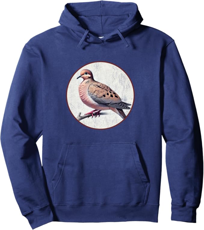 Retro Mourning Dove Hoodie – Vintage Bird Design Sweatshirt