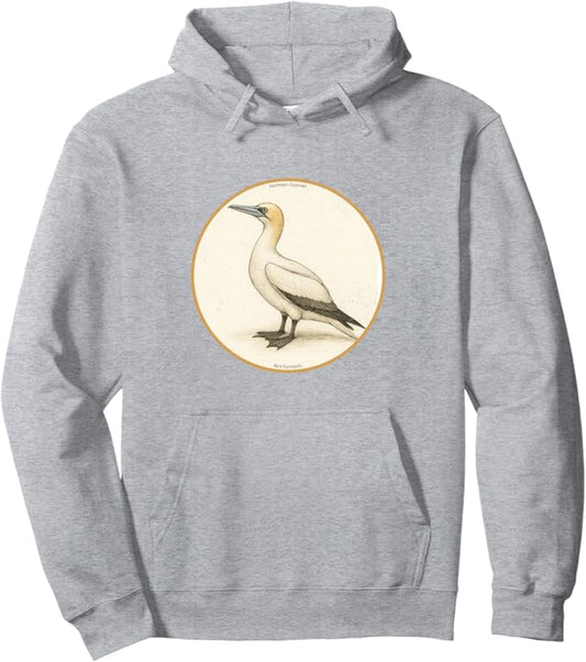 Retro Northern Gannet Hoodie – Vintage Bird Design Sweatshirt