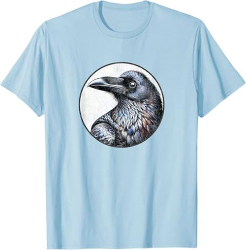 Raven T-Shirt Retro Design by Bird.fan