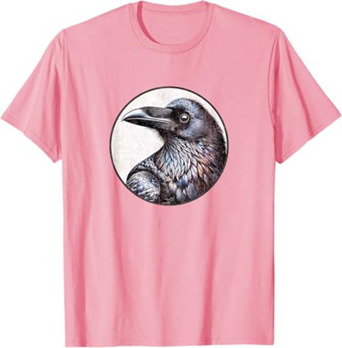 Raven T-Shirt Retro Design by Bird.fan
