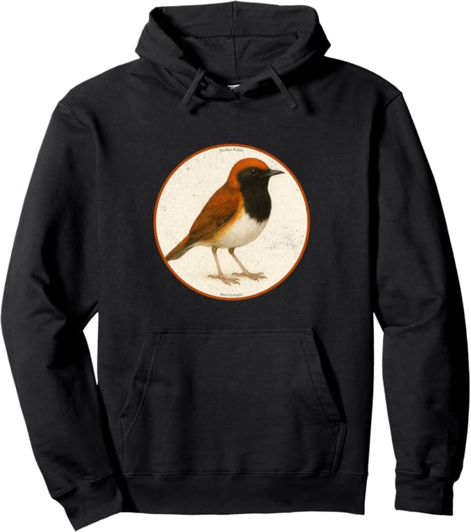 Retro Ryukyu Robin Hoodie – Vintage Bird Design Sweatshirt