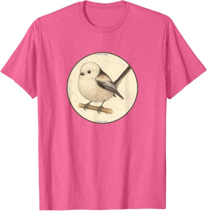Shima Enaga “Japanese Snow Fairy Bird” Design by Bird.fan | Birding Graphic Tee