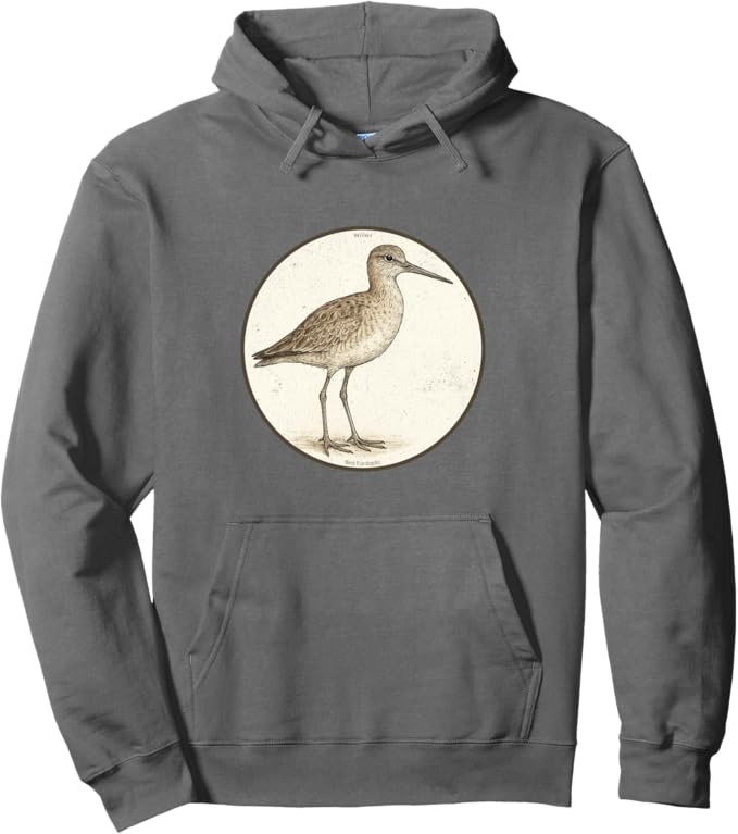 Retro Willet Hoodie – Vintage Bird Design Sweatshirt