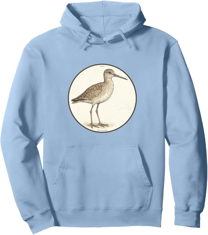 Retro Willet Hoodie – Vintage Bird Design Sweatshirt