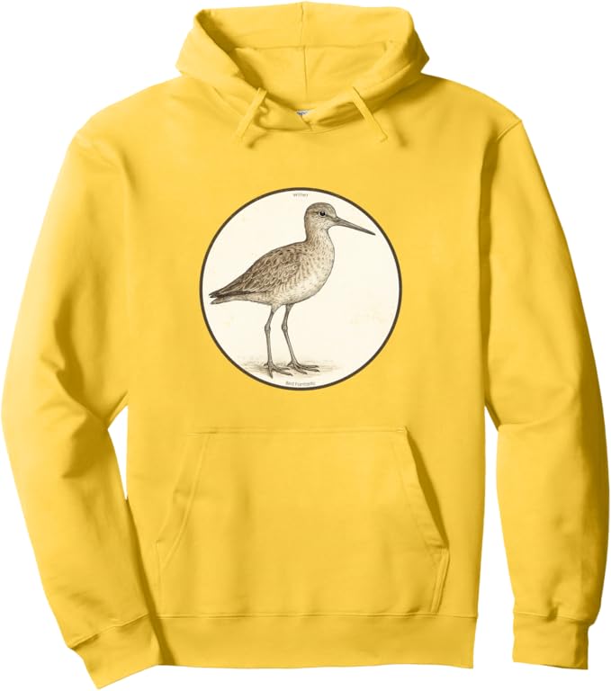 Retro Willet Hoodie – Vintage Bird Design Sweatshirt