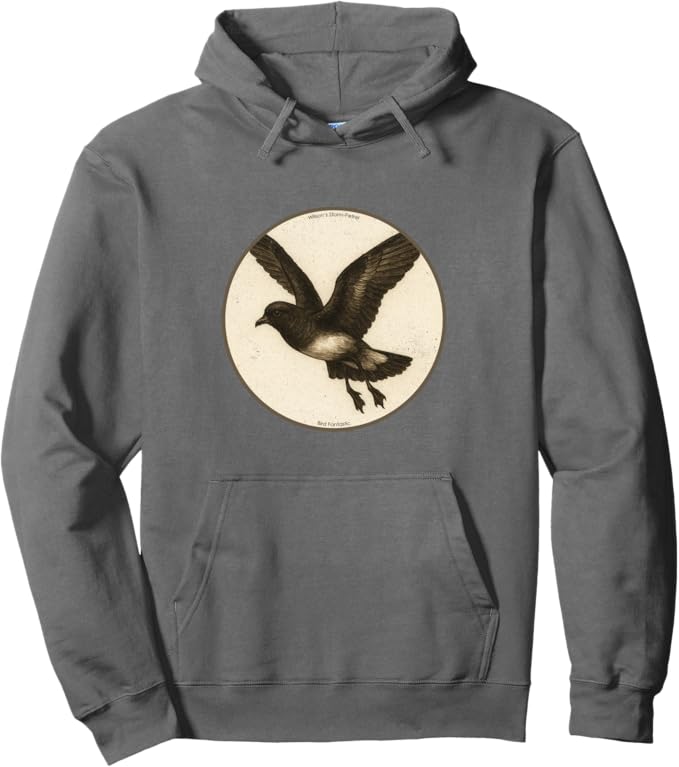 Retro Wilson's Storm-Petrel Hoodie – Vintage Bird Design Sweatshirt