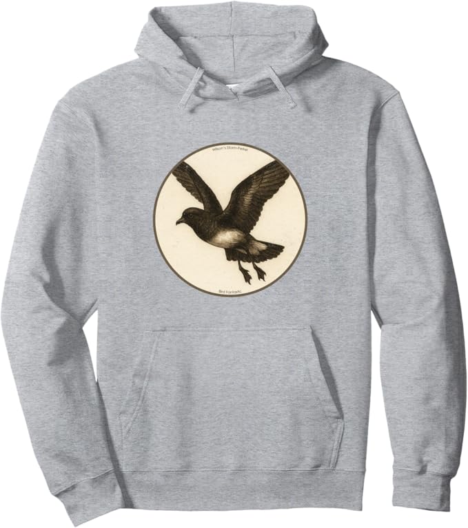 Retro Wilson's Storm-Petrel Hoodie – Vintage Bird Design Sweatshirt